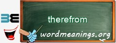 WordMeaning blackboard for therefrom